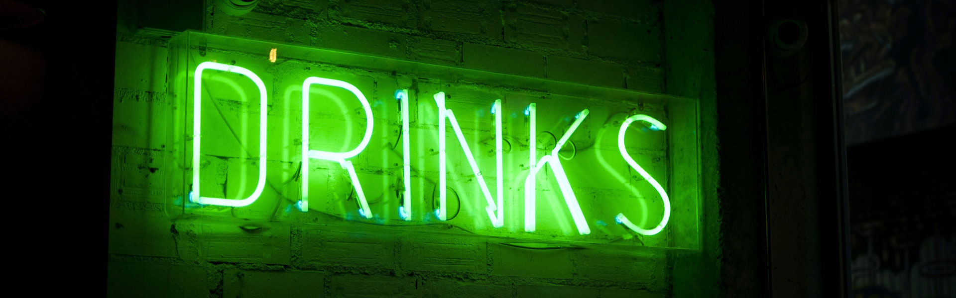 Neon bord Drinks